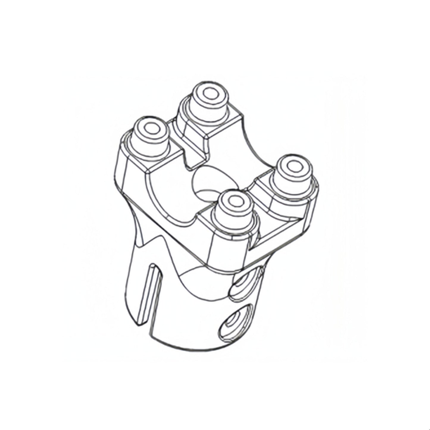 Base de potencia del manillar Dualtron Spider