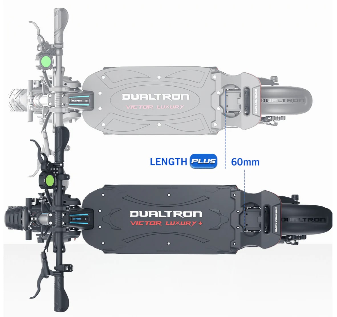 Patinete eléctrico de lujo Dualtron Victor